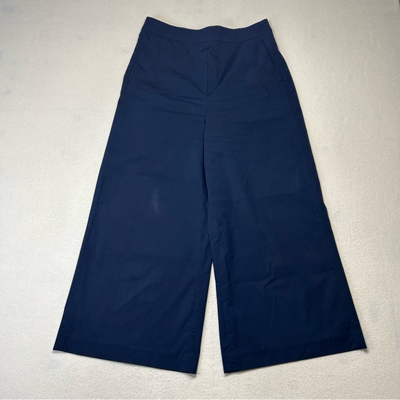 ARITZIA BABATON Manolo Wide Leg Pants in Navy Size 6 - Picture 3 of 11